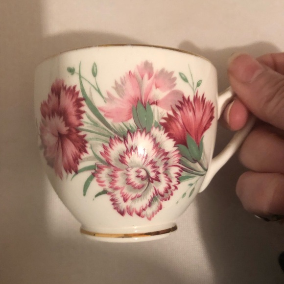 Vintage Duchess Fine Bone China Carnations Tea Cup- 859 $20 or $15 w/offer - Picture 1 of 4